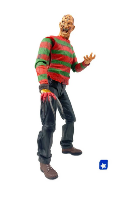 Колекційна фігурка Фредді Крюгер 18 см з аксесуарами, Freddy Krueger horror action figure