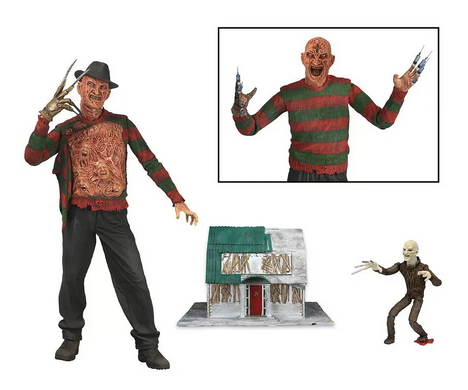 Колекційна фігурка Фредді Крюгер 18 см з аксесуарами, Freddy Krueger horror action figure