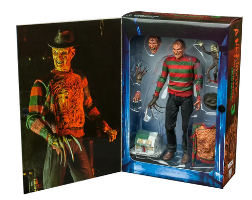 Колекційна фігурка Фредді Крюгер 18 см з аксесуарами, Freddy Krueger horror action figure