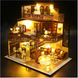 Румбокс 3D интерьерный конструктор DIY house &laquo;Классический домик&raquo; Dream Building Pavilion с LED-подсветкой и мебелью (М2132)