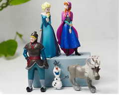 Набір ігрових фігурок 5шт "Крижане серце Frozen" Ельза, Анна, Крістоф, Свен та Олаф