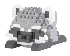 Конструктор фигурка Енот лежит на животике серия "Мультгерои" Raccoon Micro Diamonds Blocks M1110