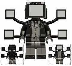 Минифигурка Большой ТВ Мен 6,2см Скибиди Туалет minifigure Giant TV People Skibidi Toilet K2188