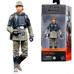 Коллекционная фигурка Кассиан Андор Звездные войны (Cassian Andor Aldhani Mission) Star Wars The Black Series style &ndash; подвижная экшн-фигурка с бластером, 15 см