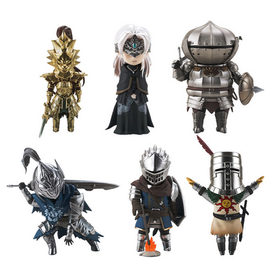 Коллекционная фигурка Dark Souls &ndash; Драконоборец Орнштейн (Dragonslayer Ornstein) Chibi / Dark Souls Action Figure, ~10 см