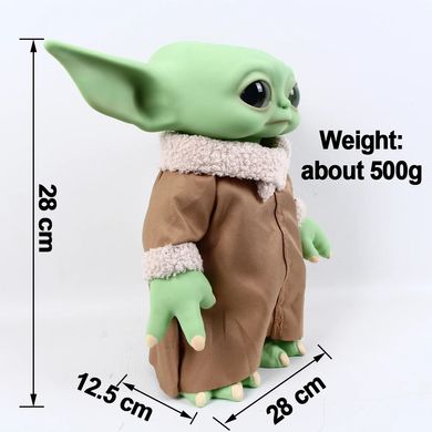 Фігурка Йоди Малюк Грогу Мандалорець 28 см ПВХ Action Figure 28cm Pvc Grogu Doll Plush Toys Yoda Baby The Mandalorian