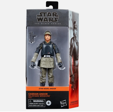Колекційна фігурка Кассіан Андор Зоряні війни (Cassian Andor Aldhani Mission) Star Wars The Black Series style &mdash; рухома екшн-фігурка з бластером, 15 см