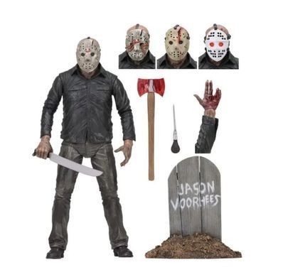 Коллекционная фигурка Джейсона Вурхиза / Jason Voorhees Figure &mdash; Friday the 13th Part V: New Beginning, 18 см. Экшн фигурка для фанатов ужасов | Подарок фанату "Пятница 13-е"