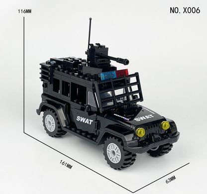 Конструктор Полицейская машина Tomahawk Constructor Police car X006