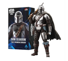 Колекційна фігурка Дін Джарін (Din Djarin) Мандалорець Star Wars: The Mandalorian 18 см, фігурка Мандалорця зі зброєю