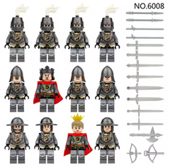 Набор фигурок человечков "Средневековый рыцарь-лев" 12шт figures sets medieval 12pcs