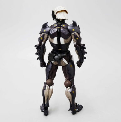 Коллекционная фигурка статуэтка Райден Raiden Metal Gear Rising Revengeance киборг самурай экшн фигурка с аксессуарами 14 см