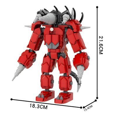 Конструктор Титан Большой бурильщик Скибиди Туалет figures Super Titan Drill Man Skibidi Toilet MOC1470