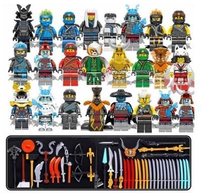 Набор фигурок человечков ниндзяго 24шт ледяные воины figures sets Ninjago 24pcs DG1002