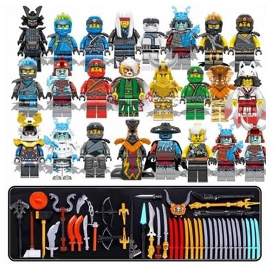 Набор фигурок человечков ниндзяго 24шт ледяные воины figures sets Ninjag 24pcs DG1002