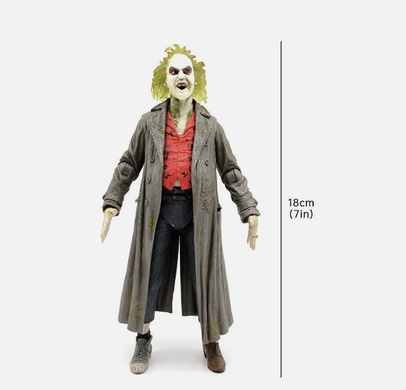 Коллекционная фигурка Beetlejuice Ultimate (Bio-Exorcist) 18 см - Битлджус Гид в образе "био-экзорциста"
