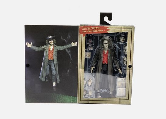 Коллекционная фигурка Beetlejuice Ultimate (Bio-Exorcist) 18 см - Битлджус Гид в образе "био-экзорциста"