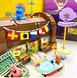 Конструктор SpongeBob / Губка Боб Квадратні Штани Krusty Krab / Красті Краб &ndash; 3D набір ресторану з мультсеріалу / збірний constructor DIY будинок із деталей 305&times;210&times;256 мм / дитячий конструктор для хлопчиків і дівчаток