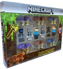 Набор фигурок "Эпические Приключения: Фигурки в стиле Minecraft с Динозаврами"!