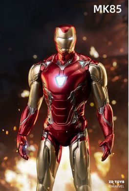 Коллекционная экшн-фигурка Железного Человека Марвел MARK LXXXV. Action Figure Marvel Iron Man Mark 85, 10 см в коробке, коллекционная модель