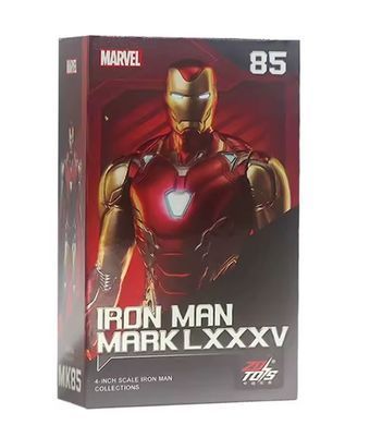 Коллекционная экшн-фигурка Железного Человека Марвел MARK LXXXV. Action Figure Marvel Iron Man Mark 85, 10 см в коробке, коллекционная модель
