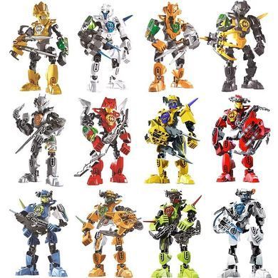 Конструктор фігурка супергерой FURNO серія "Фабрика героїв Hero Factory Star Warrior Building Blocks Robot Mech 9606