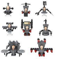 Набор фигурок Скибиди Туалет 8 шт &laquo;Улучшенный туалет&raquo; figures sets Skibidi Toilet Boss MOC1373