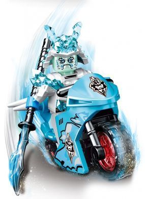 Набор фигурок человечков ниндзяго на мотоциклах 8шт figures sets Ninjago bike 8pcs 61015