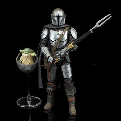 Фигурка Дин Джарин мандалорец и малыш Йода Грогу Action Figure Din Djarin The Mandalorian and The Child Baby Yoda