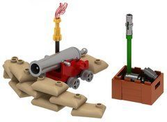 Конструктор Средневековая пушка Medieval Cannon Trench Ship Gun Building Block Toy