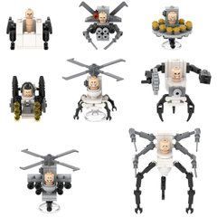 Набор фигурок Скибиди Туалет 8 шт &laquo;Улучшенный туалет+НЛО&raquo; figures sets Skibidi Toilet Boss MOC1372
