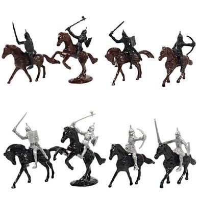 Фигурки в наборе средневековые солдатики и кавалерия 52шт 52 Pcs/Bag Medieval Cavalry War Horse Soldier