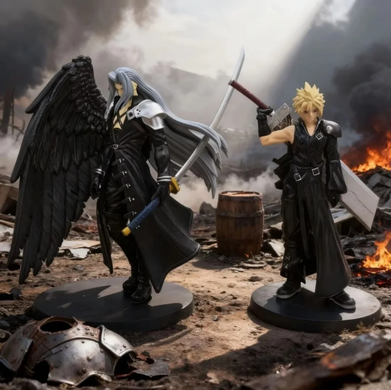 Колекційна фігурка Клауд Страйф (Final Fantasy VII) &mdash; Cloud Strife Final Fantasy VII Action Figure, 17 см