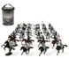 Фигурки в наборе средневековые солдатики и кавалерия 52шт 52 Pcs/Bag Medieval Cavalry War Horse Soldier