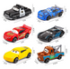 Набор игрушечных металлических машинок Тачки (Cars) с большим трейлером 7 шт. Молния Маквин (McQueen ) Пиксар Дисней Cars Disney Pixar