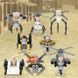 Набор фигурок Скибиди Туалет 8 шт &laquo;Улучшенный туалет+НЛО&raquo; figures sets Skibidi Toilet Boss MOC1372