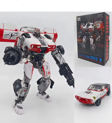 Игрушка-трансформер Baiwei TW-1033B Jazz / Робот-автомобиль 2-в-1 из металла / Трансформер для детей 16 см с подвижными деталями