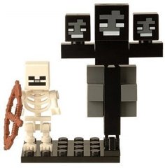 Фигурка Визер и скелет Майнкрафт figures Wither and Skeleton Minecraft XH361