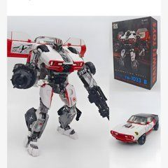 Игрушка-трансформер Baiwei TW-1033B Jazz / Робот-автомобиль 2-в-1 из металла / Трансформер для детей 16 см с подвижными деталями