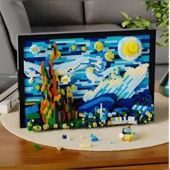 Конструктор 3D Креативна картина фоторамка із мініблоків &laquo;Зоряна ніч&raquo; на 1731 деталь (Magic Blocks 3D)