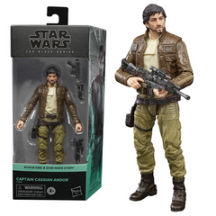 Колекційна фігурка Star Wars Кассіан Андор (Cassian Andor) із фільму Бунтар Один: Зоряні Війни. Історія &ndash; рухома екшн-фігурка капітана Альянсу Повстанців зі зброєю, 15 см