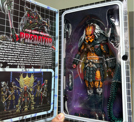 Колекційна рухома екшн-фігурка Predator Ultimate Alpha: Clan Leader (Лідер Клану) &mdash; Deluxe Edition 22 см