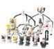 Набор фигурок Скибиди Туалет 18 шт &laquo;Обычный туалет+Великан&raquo; figures sets Skibidi Toilet Boss MOC1371