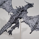 Фигурка дракона Alduin Skyrim The Elder Scrolls V &mdash; коллекционная модель 25 см, подарок геймеру, фигурка из игры