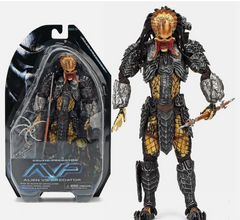 Колекційна фігурка Celtic Predator AVP Alien vs Predator &mdash; екшен-фігура Хижак з обладунками та списом, 20 см