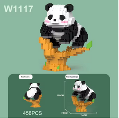 Блочный 3D конструктор из мини блоков Panda "Панда"