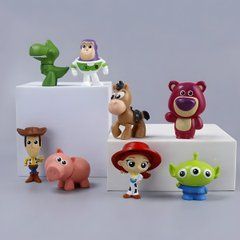 Набір фігурок Toy Story 8 шт &ndash; персонажі мультфільму Історія Іграшок (Woody, Buzz, Rex, Jessie та інші)