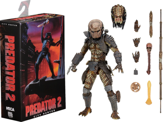 Коллекционная фигурка статуэтка Хищник Городской охотник Predator City Hunter Predator 2 экшн фигурка с аксессуарами 18 см