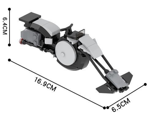 Конструктор Швидкісний спідер Зоряні війни constructor Speeding speeder Star Wars MOC2055