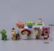 Набор фигурок Toy Story 8 шт &ndash; персонажи мультфильма История Игрушек (Woody, Buzz, Rex, Jessie и другие)